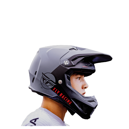 BMX-Racer Louis Romeyke seitliches Portrait